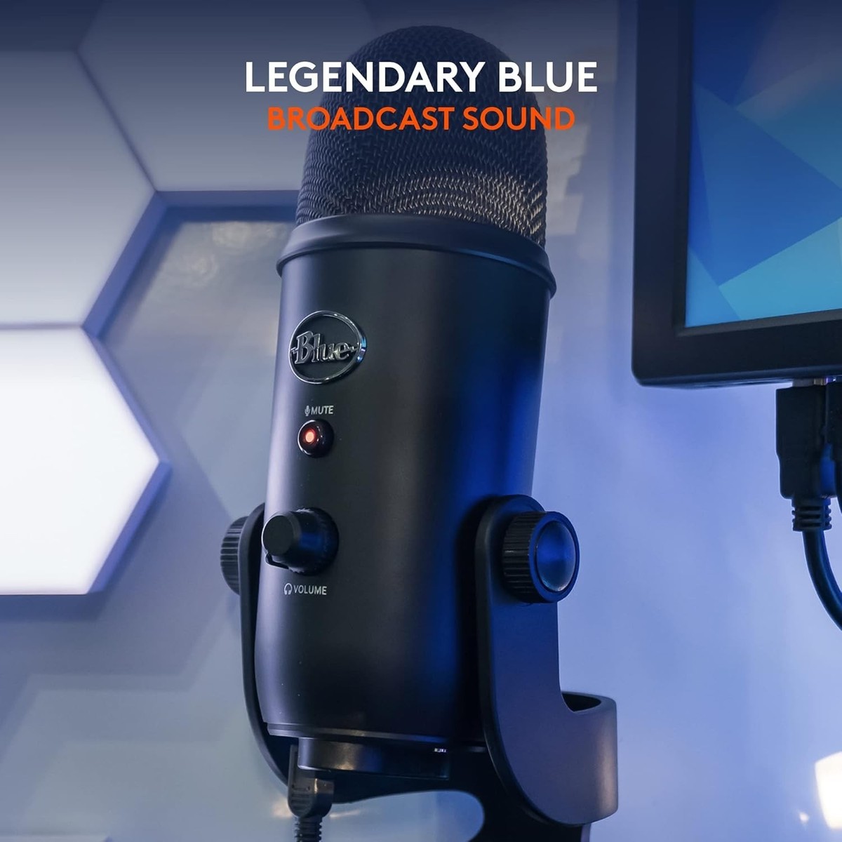 Blue Yeti USB マイク A00132 Amazon.com: Blue Yeti USB Microphone - Midnight Blue