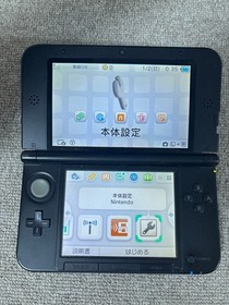 3DS LL XL blue black Japan Nintendo Console Japanese B135