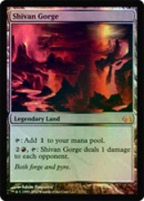 MTG English Shivan Gorge NM Foil From the Vault: Realms