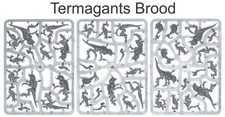 Games Workshop Warhammer 40,000 Tyranids Termagants Brood New on Sprue