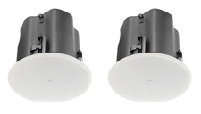 2 JBL Control 414C/T 4" Commercial 70v/8-ohm Ceiling Speakers For Restaurant/Bar