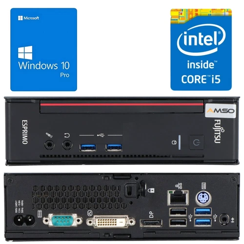 Fujitsu Esprimo Q556/2 mini PC i5-6400T 8/16/32GB - 0/256/512/1024GB Windows 10