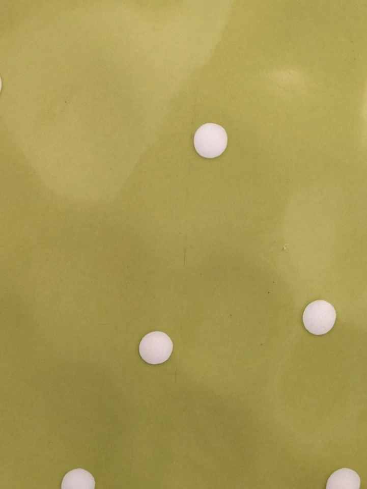 Juego de 2 platos de ensalada Maxwell & Williams Sprinkle Dot verde lima 8" Foto 2 de 4