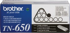 Brother TN650 High Yield Black Toner Genuine 8000 Pages HL-5370DW MFC-8890DW