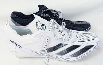 Adidas Adizero Electric Men Cleat Snack Attack White Black IE4401 - Mens Sz 11.5