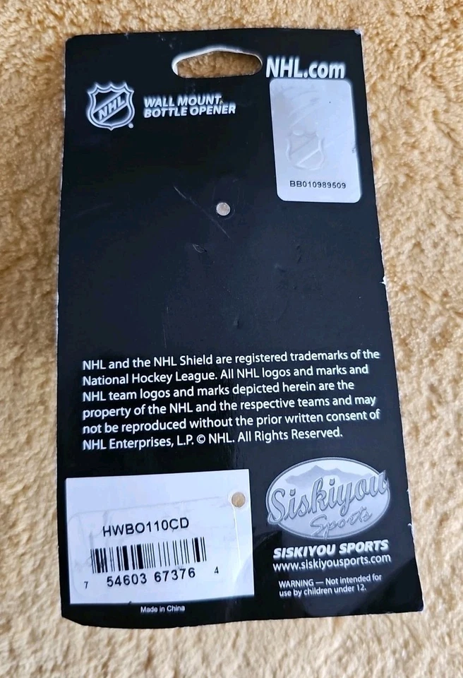 Detroit Redwings Metal Wall Mount Bottle Opener Bar Pub Mancave Sisikyou NHL Foto 3 de 3