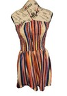NO BOUNDARIES multicolor stripped polyester sleeveless romper -size L 11/13 — photo 1