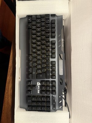 KLIM Light-Up keyboard With Built-in Phone Stand
