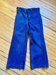 VINTAGE 40s 1950s ORIGINAL DENIM JEANS PANTS  KIDS SIZE WWII
