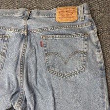 Levis 560 Comfort Fit Tapered Leg Blue Denim Jeans Mens 36x32 Medium Wash