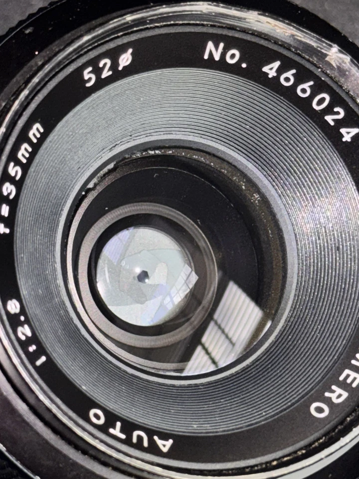 Lente vintage Kamero Auto MD 35 mm 1:2,8 hecha en Japón, ópticamente transparente y probada Foto 4 de 4