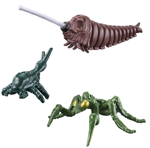Godzilla Burst Series Mothra & Kamacuras & GIANT SEA LOUSE Japan