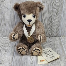 Vtg Steiff 1996 Mohair Clifford Berryman Bear Celebration Teddy Roosevelt 1741