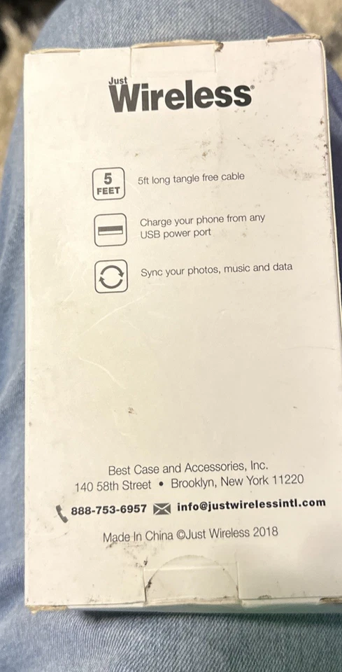 Just Wireless MicroUSB 5' Ft Mesh Cable for Android Devices in Steel Gray - Image 2 of 2