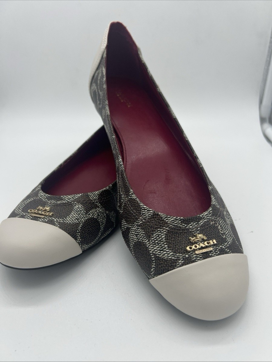 専用◾️コーチ Coach◾️CHELSEA フラットシューズ◾️バレエシューズ Coach Shoes Chelsea Signature Logo Leather Ballet Flats