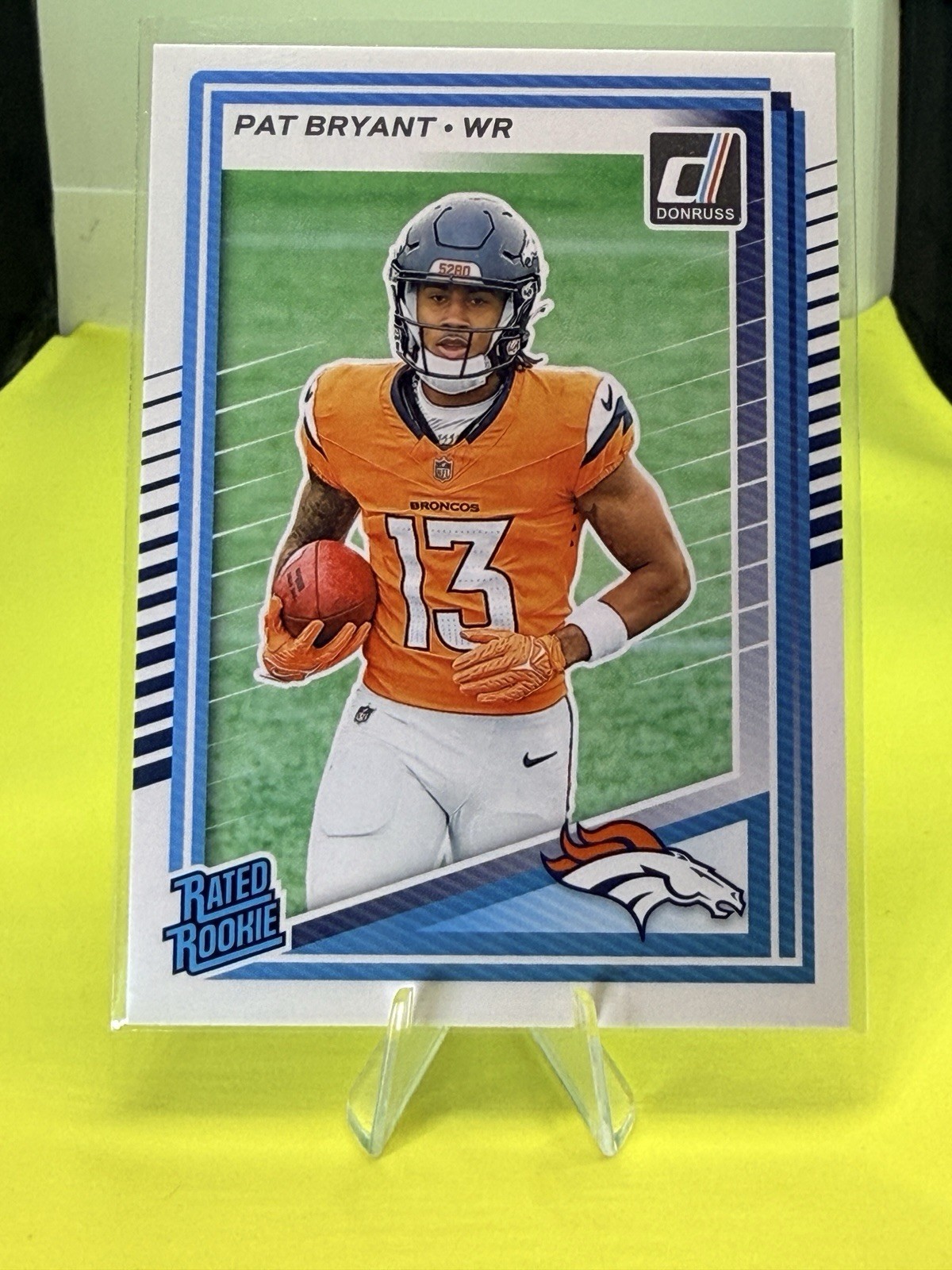2025 DONRUSS PAT BRYANT RATED ROOKIE FOOTBALL CARD BRONCOS NFL 336 panini