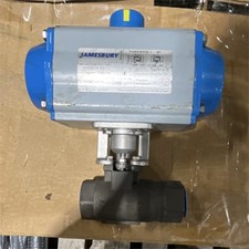 Jamesbury Air-Operated Ball Valve 1 in Carbon Steel NPT 2000 psi VPVL200 DA B C