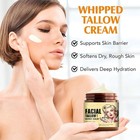 Whipped Tallow Honey Balm, Natural Sebo de Res para la Cara, Crema Nutritiva Par