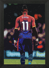 Wilfried Zaha Gemälde gerahmt Wandbild Poste...