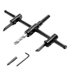 1-3/16" to 7-7/8" Adjustable Hole Saw Circle Hole Cutter Drill Bit, Heavy Duty W