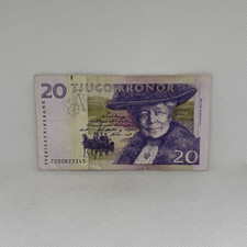 Banknote / Schweden / 20 Kronor 1997-2008 / gebraucht , used / Papiergeld / P.63