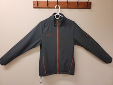 Giacca Mammut Schoeller Tessuto Rosso e Nero Soft Shell Uomo M