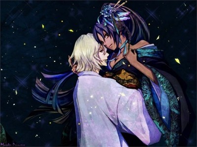 Anime Bleach Urahara Kisuke Shihouin Yoruichi 11x17 Poster