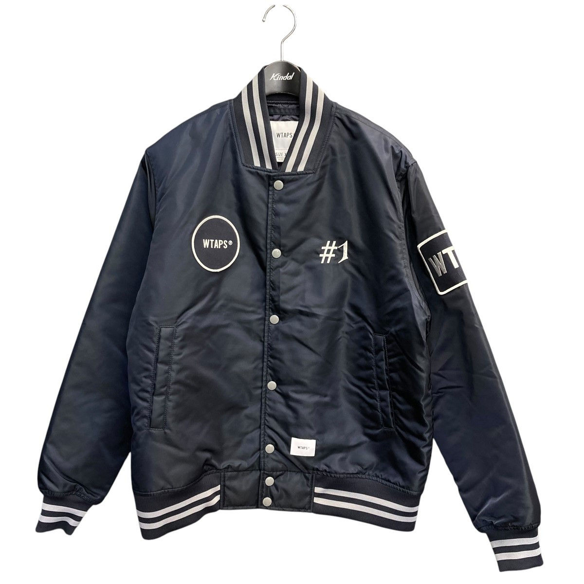 Wtaps 18Ss Bench Jacket Sukajan 181Tqdt-Jkm02 Navy Size S Wtaps 18Ss Bench Jacket Sukajan 181Tqdt-Jkm02 Navy Size S