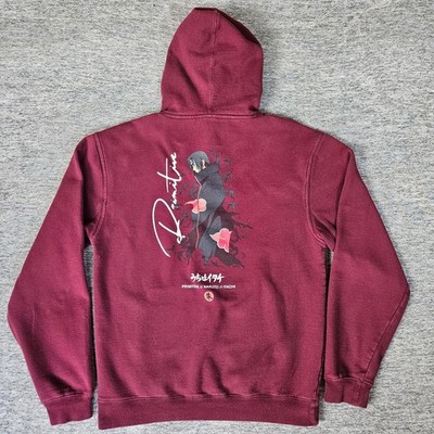 Primitive Skateboards X Naruto Itachi Pullover Hoodie Sweatshirt Men s Sz Medium