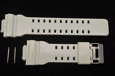 Watch band STRAP white  FITS Casio G-Shock GA-110HC-1A  GA110 GA-120 G-8900 