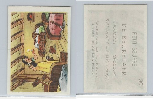 1938 De Beukelaer Biscuits, Chocolate, Disney, Snow White, #39, ZQL
