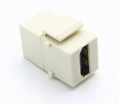 RiteAV HD 2.0 Ivory Keystone Adapter Coupler Female-Female
