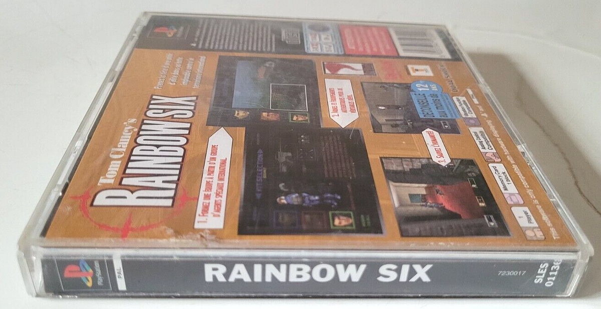 Jeu Rainbow Six Tom Clancy’s PlayStation 1 – Version PAL Complète, état Correct