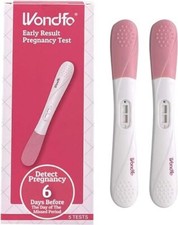 Wondfo Pregnancy Test Early Result 5 Pack - Extra Sensitive and Very Early HC...
