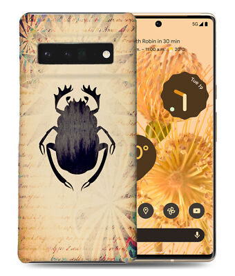 CASE COVER FOR GOOGLE PIXEL|SCARAB WATERCOLOR ART