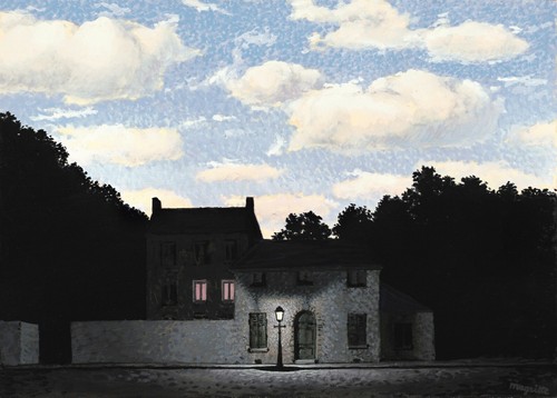 Rene Magritte Art Poster Or Canvas Print L Empire Des Lumieres Empire Of Light Ebay