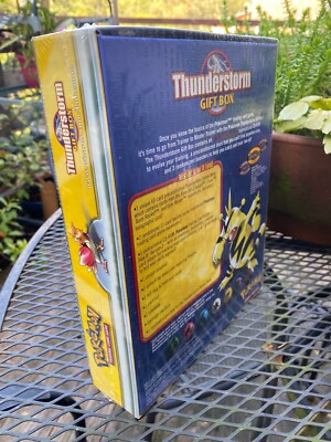 Vintage Pokemon Thunderstorm Gift box TCG theme deck FACTORY Vintage Pokemon Thunderstorm Gift box TCG theme deck FACTORY