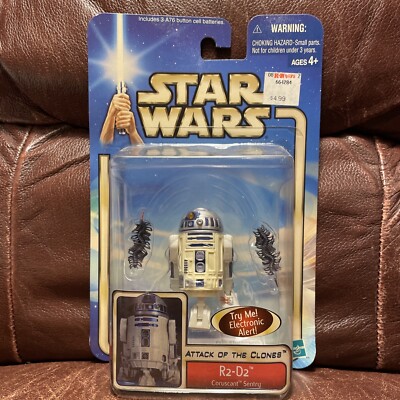 Star Wars: Attack Of The Clones R2-D2 Coruscant Sentry Action Figure Electronic