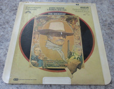 The Shootist RCA SelectaVision CED VideoDisc John Wayne Lauren Bacall