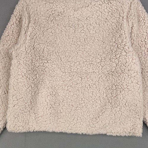 Prana Pullover Womens Medium Tan Dream Dust Polar Escape Sweatshirt Cozy Sherpa - Picture 12 of 17