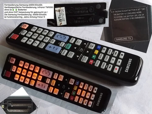 1x Fernbedienung Samsung AA59-00445A Gerätespezifische Fernbedienung,...