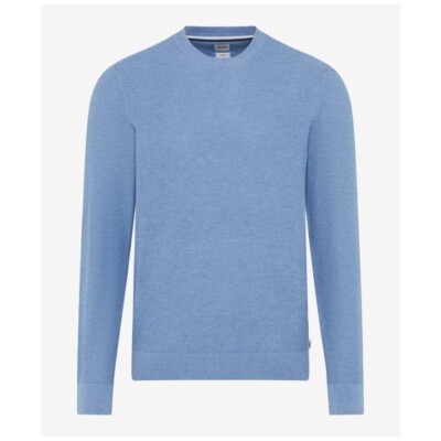 Brax Men's Knit Sweater Style Rick Blue 264108 70126800 16 Heaven