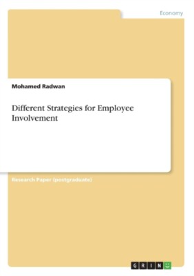 Radwan - Different Strategies for Employee Involvement - New paperback - X555z