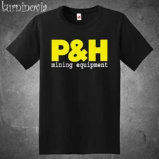 P&H Mining Equipment Men's Black Size S to 5XL