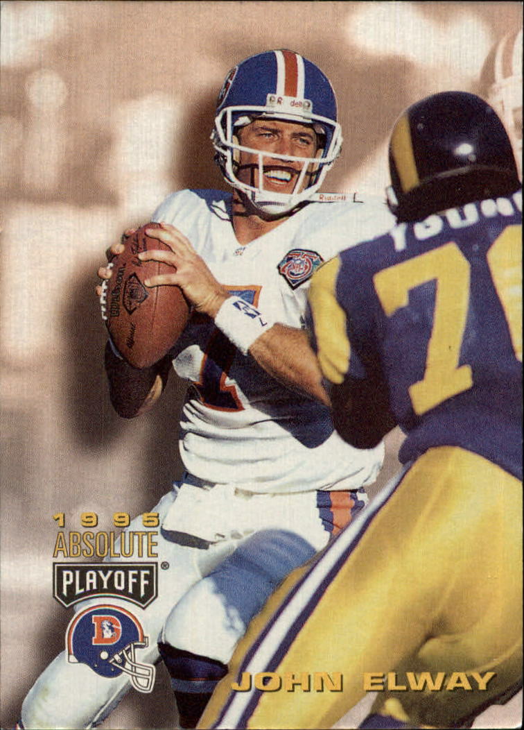 1995 Absolute (Playoff) Football "Main Set" Cards #1 to #200 Rookies and Vets