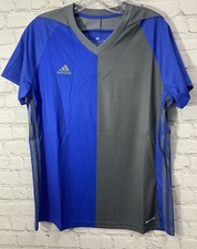 Adidas Women&rsquo;s Mi Tiro 17 Soccer Jersey Size Medium Blue Breathable New W/ Tags