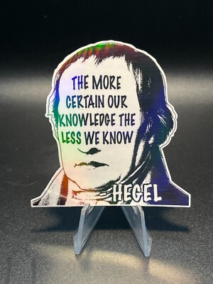 Georg Wilhelm Friedrich Hegel Quote Sticker Collection