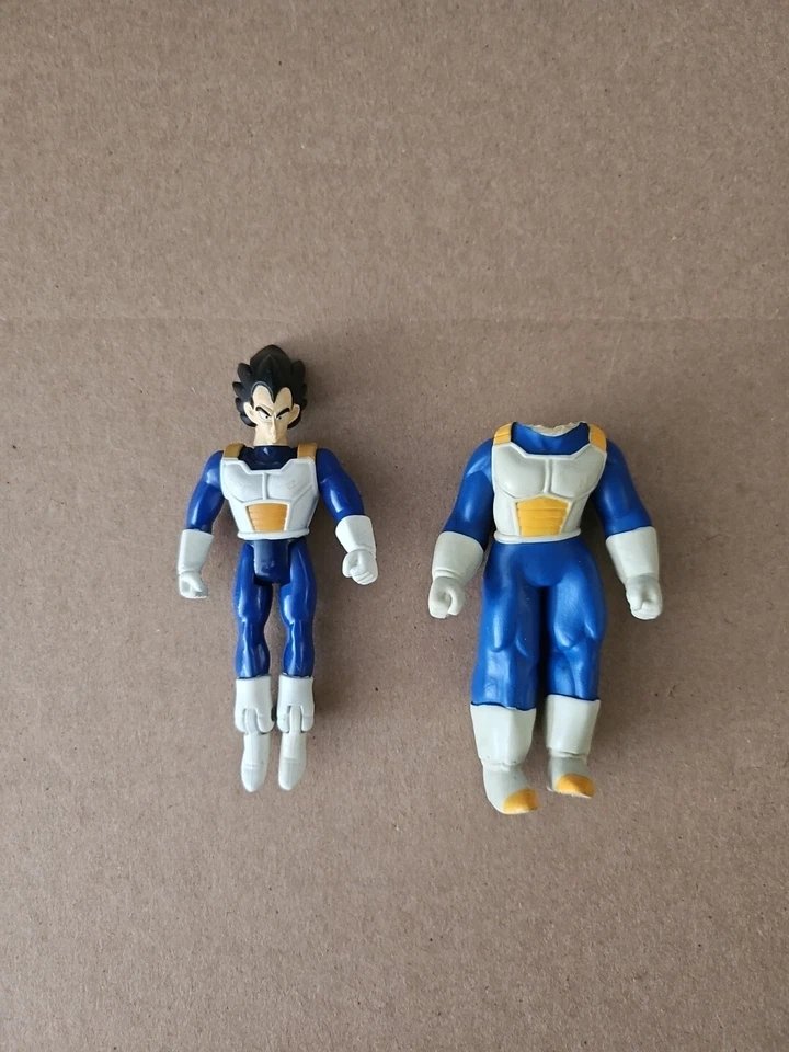 Figura de acción traje de goma Dragon Ball Z Vegeta Bandai Irwin Fun Trl8#130 Foto 2 de 4