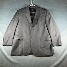 Lauren Ralph Lauren Mens Blazer Gray Long Sleeve Button Closure Size 42S