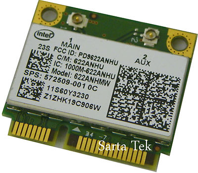 HP 572509-001 Intel Centrino Advanced-N 6200 a/b/g/n Half Lenovo 60Y3231